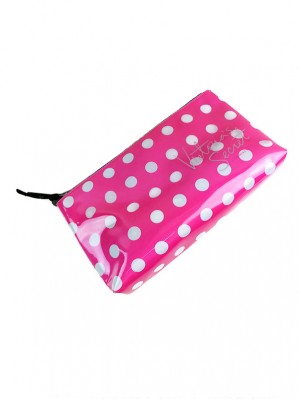 VCHB-220SD*VICTORIA'S SECRET WATER RESISTANT LARGE COSMETIC POUCH (POLKA DOT) *CLEARANCE